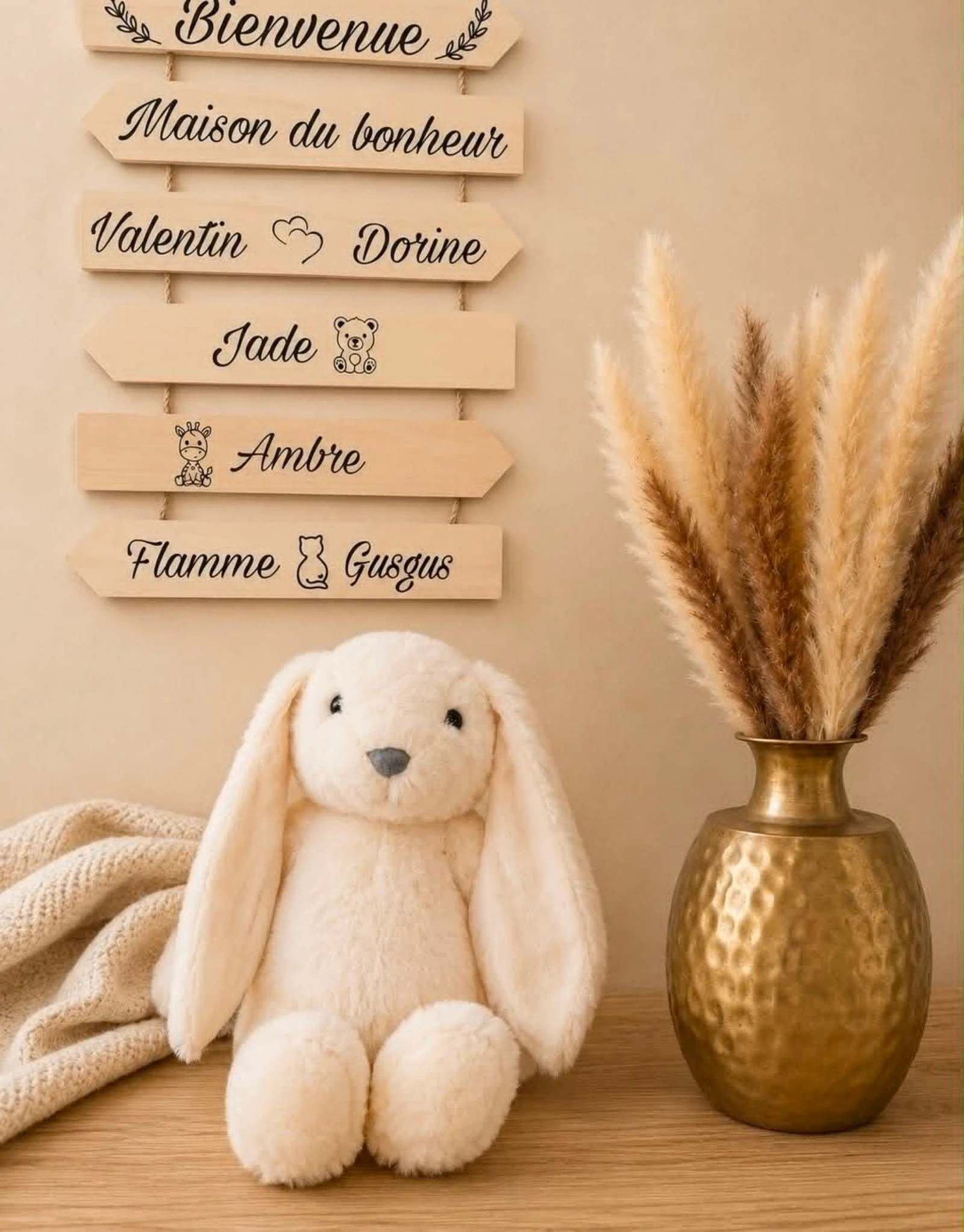 Bunny de pelúcia personalizável – photo 3
